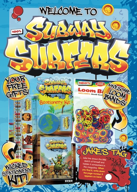 Subways surfers! Magnet for Sale by kay greg